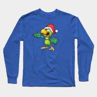 Christmas Parrot Long Sleeve T-Shirt